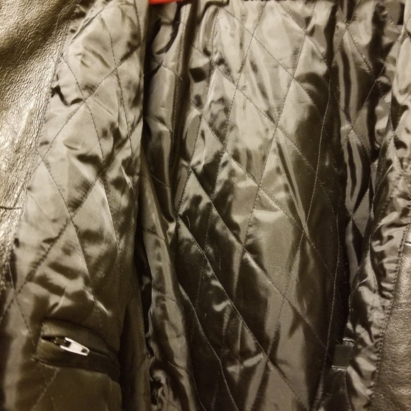 BIG DADDY Two Tone Leather Jacket - Picture 12 of 13